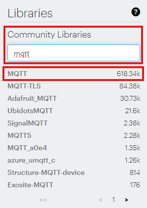 mqtt list