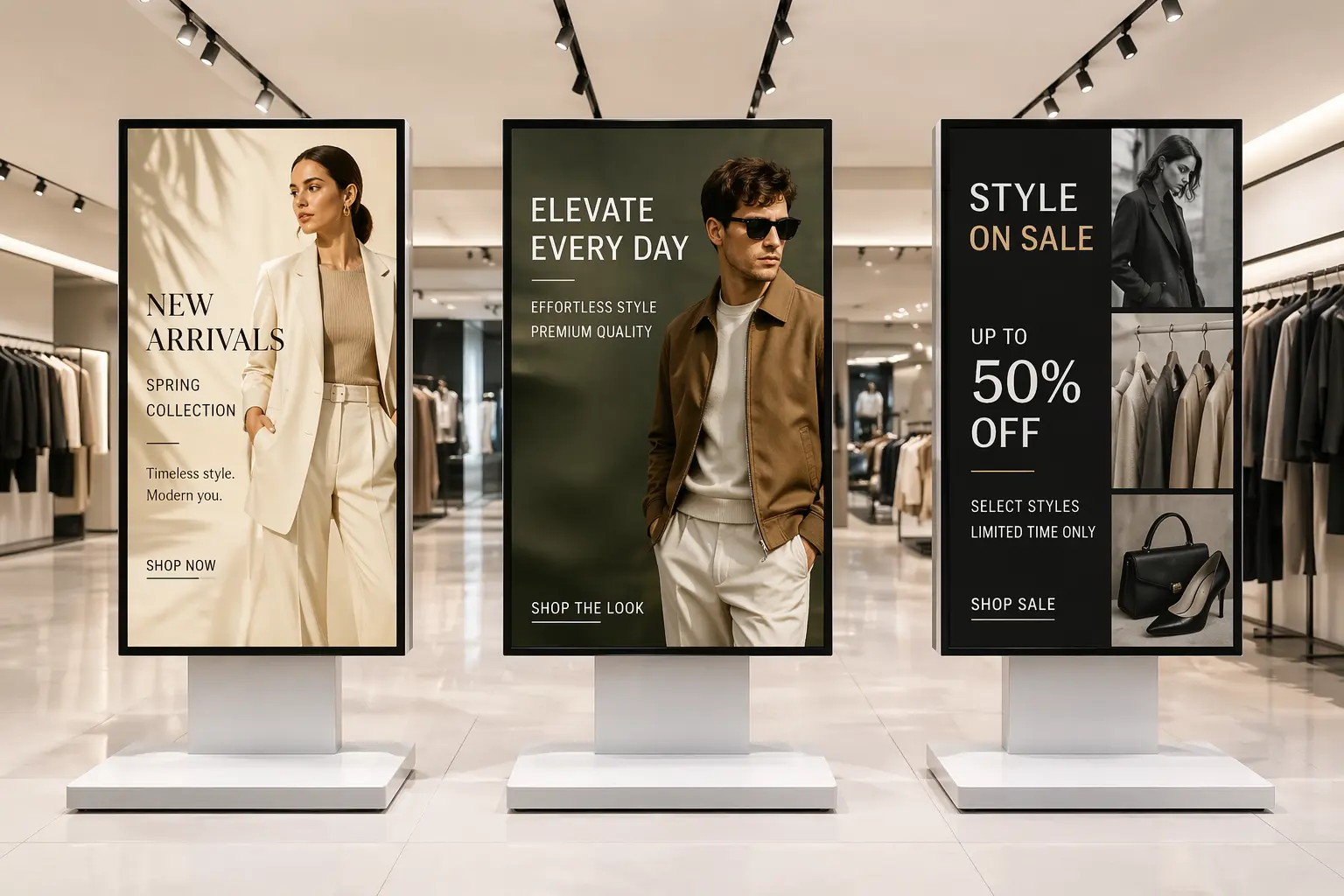 Fashion Retail Digital Signage